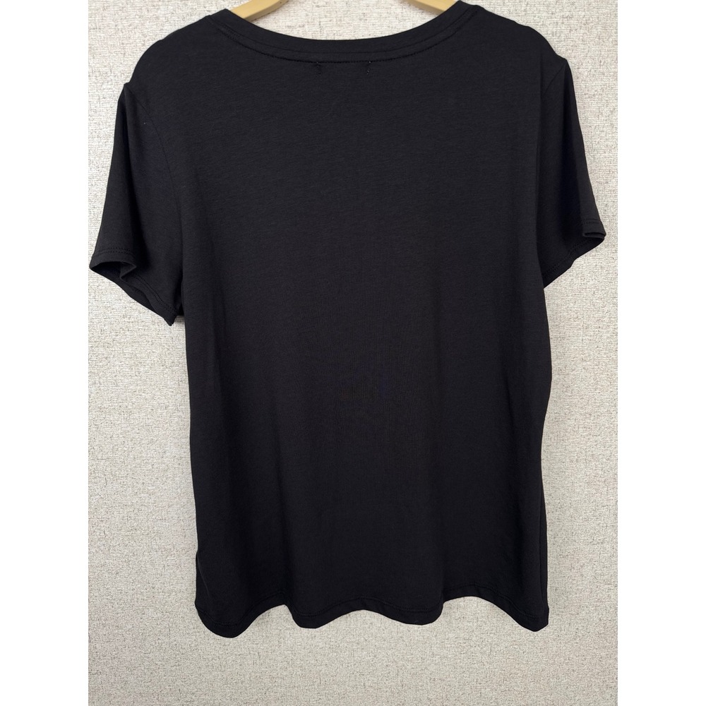 Sundry Black Short Sleeve Tee — Size M — Pima Cotton / Tencel Modal Blend — NWT - Picture 4 of 4